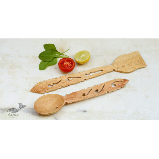 Purnak ✼ Udayagiri Wooden Cutlery - Set of Tow ✼ { 15 }